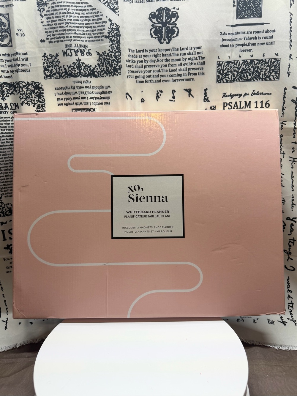 XO, Sienna Pink Whiteboard Planner